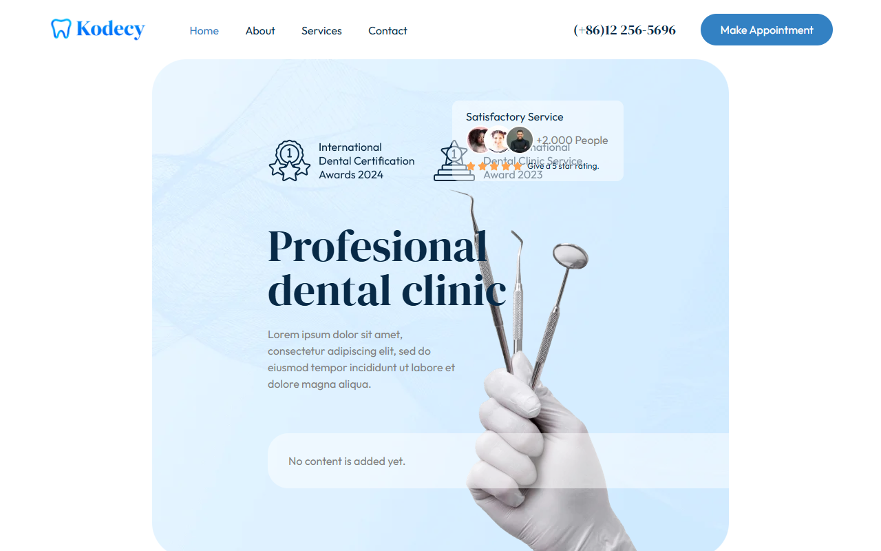 Kodecy — Medical & Dental Clinic WordPress Theme