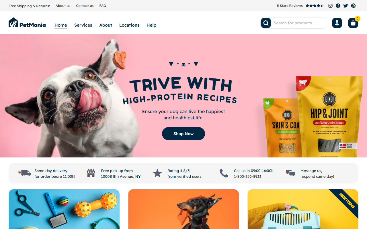 PetHouse — Pet Care, Grooming & Veterinary Theme